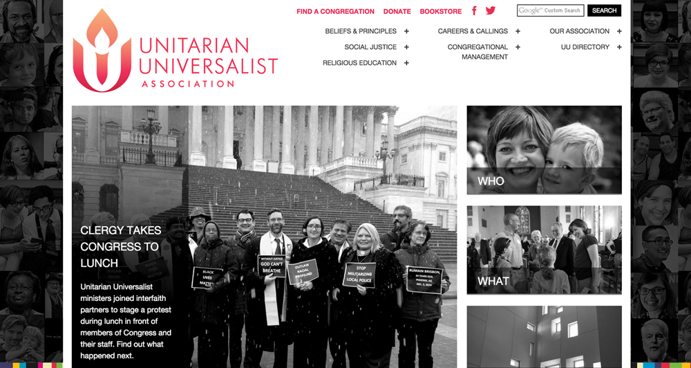 UUA.org homepage