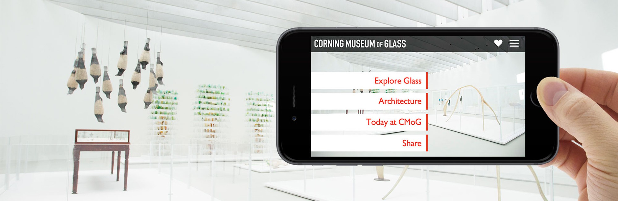 GlassApp in the Contemporary Art + Design Gallery